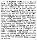 La Croix,  10 septembre 1932