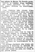 La Croix,  11 mars 1939