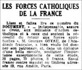 La Croix,  19 janvier 1936