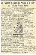 La Dépêche coloniale,  14 janvier 1935