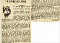 La Dépêche de Brest,  19 octobre 1932