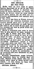 La Dépêche du Berry,  23 novembre 1941