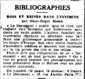 La Dépêche du Berry,  25 mars 1936