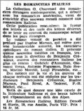La Dépêche du Berry,  26 novembre 1931