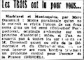 La Dépêche du Berry,  27 janvier 1944