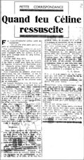 Le Droit de vivre,  22 juillet 1939