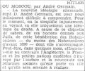 L'Echo d'Alger,  13 octobre 1933