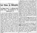 L'Echo d'Alger,  20 février 1925