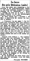 L'Echo d'Alger,  23 décembre 1932