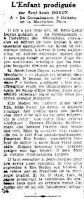 L'Echo d'Alger,  27 décembre 1929