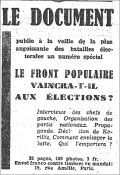 L'Echo de Paris,  20 janvier 1936