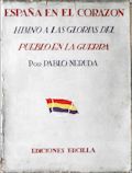 Couverture de l'édition originale espagnole, 1937