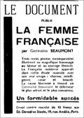 La Femme de France,  5 mai 1935