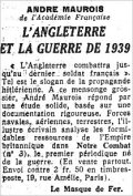 Le Figaro,  9 octobre 1939