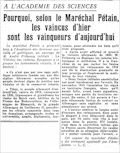 Le Figaro,  15 mai 1938