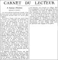 Le Figaro,  18 novembre 1933