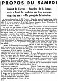 Le Figaro,  23 mai 1936