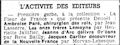 Le Figaro,  28 mars 1942