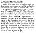 La France judiciaire,  10 novembre 1933