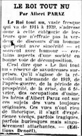 La Gazette de Bayonne et de Biarritz,  6 février 1942