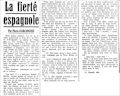 La Gazette de Biarritz,  18 novembre 1938
