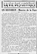 La Gazette de Bayonne et Biarritz,  24 novembre 1943