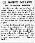 La Gazette de Bayonne et de Biarritz,  24 décembre 1943