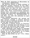 La Gazette de Lausanne,  1er septembre 1935