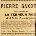 Gringoire,  4 mai 1939