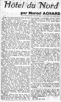 L'Intransigeant,  2 janvier 1939