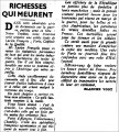 L'Intransigeant,  3 mars 1940