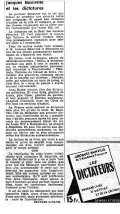 L'Intransigeant,  8 novembre 1935