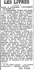 L'Intransigeant,  14 juin 1939