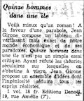 L'Intransigeant,  21 janvier 1939