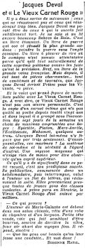 L'Intransigeant,  22 janvier 1936