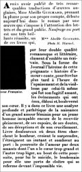 Le Jardin des Lettres,  juillet-août 1935