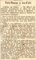 Le Journal,  5 octobre 1934