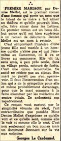 Le Journal,  8 mai 1938