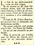 Le Journal,  13 novembre 1938