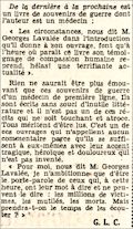 Le Journal,  17 novembre 1935