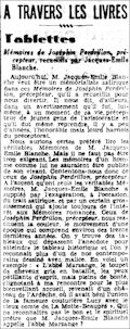 Le Journal,  31 janvier 1935