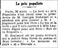 Le Journal des débats politiques et littéraires,  27 mars 1941