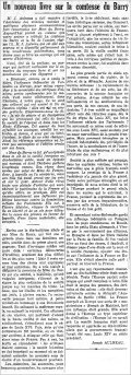 Le Journal des débats politiques et littéraires,  29 septembre 1937