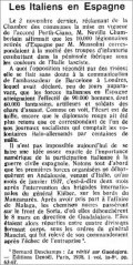 Le Journal de Genève,  20 décembre 1938
