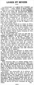 Le Journal de Genève,  25 février 1934