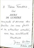 Exemplaire de Pierre Frondaie, dédicacé, octobre 1938