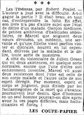 Le Matin,  6 mai 1934