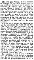 Le Matin,  8 mars 1936