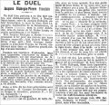 Le Matin,  14 mars 1914