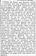 Le Matin,  23 mars 1930